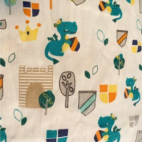 Bedtime Originals Sparky The Dragon Fleece Blanket And Matching Crib Sheet - Picture 11 of 11